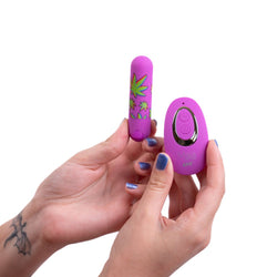 Maia JESSI 420 Remote Purple 7.6 cm Rechargeable Bullet with Wireless Remote