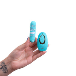 Maia JESSI 420 Remote Sky Blue 7.6 cm Rechargeable Bullet with Wireless Remote