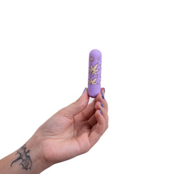 Maia Jessi 420 Violet 7.6 cm USB Rechargeable Bullet