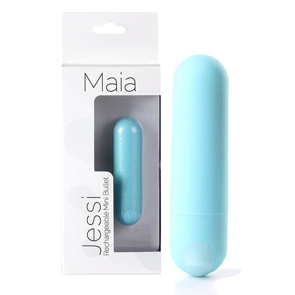 Maia Jessi - Teal 7.6 cm USB Rechargeable Bullet