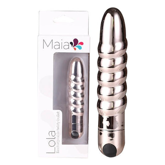 Maia Lola Rose Gold 11.5 cm USB Rechargeable Vibrator