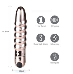 Maia Lola Rose Gold 11.5 cm USB Rechargeable Vibrator