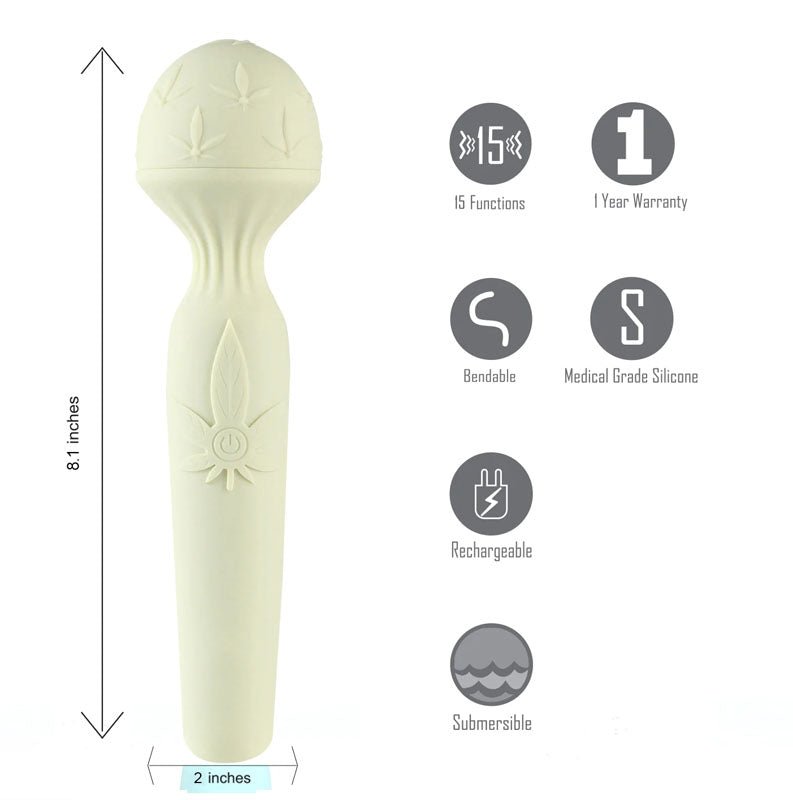 Maia Marlie 420 - 20.6 cm USB Rechargeable Massage Wand