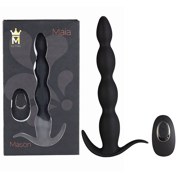 Maia Mason - 23.6 cm USB Rechargeable Anal Beads with Wireless Remote