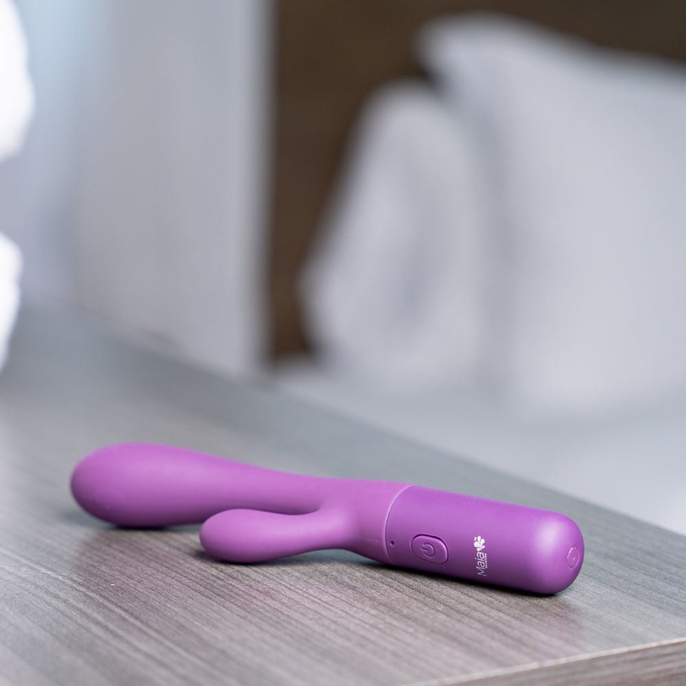 Maia RAYLA Purple 17.8 cm USB Rechargeable Rabbit Vibrator