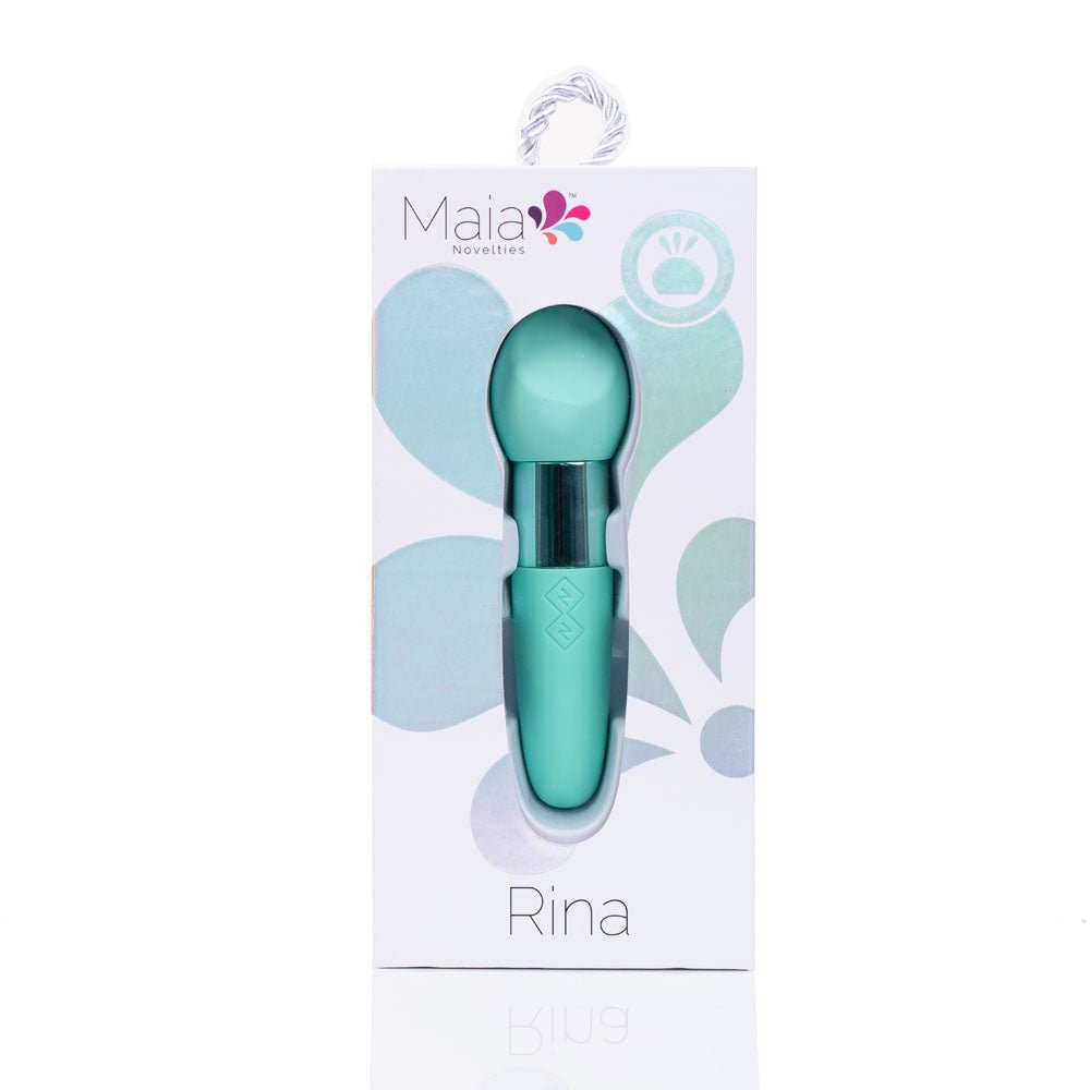 Maia RINA - Teal 13.3 cm USB Rechargeable Vibrator