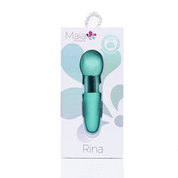 Maia RINA - Teal 13.3 cm USB Rechargeable Vibrator