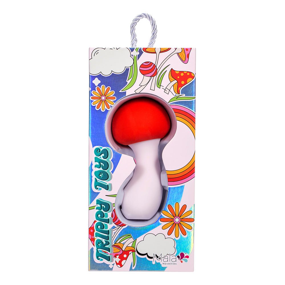 Maia SHROOMIE Red/White 11.5 cm Rechargeable Mushroom Shaped Vibrator