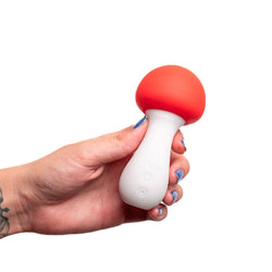 Maia SHROOMIE Red/White 11.5 cm Rechargeable Mushroom Shaped Vibrator