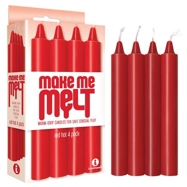 Make Me Melt Drip Candles - Hot Drip Candles - 4 Pack