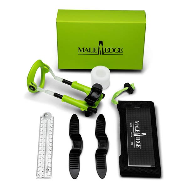 MaleEdge Extra Kit Penis Enlarger Kit in Green Case