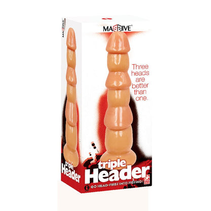 Massive Triple Header - Flesh 3 Dick Head Dildo