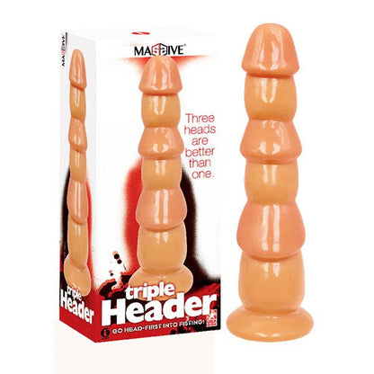 Massive Triple Header - Flesh 3 Dick Head Dildo