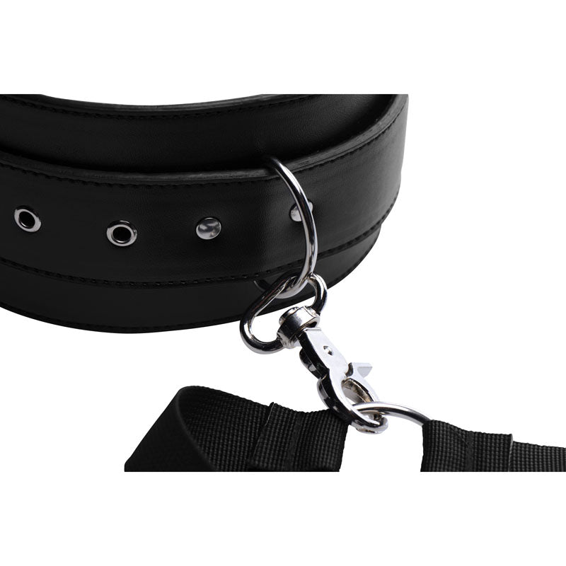 Master Series Acquire Thigh Harness & Wrist Cuffs Black Restraints