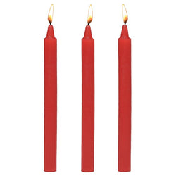 Master Series Fetish Drip Candles - Red - 3 Pack