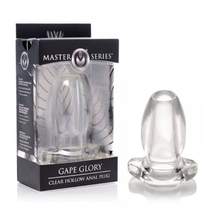 Master Series Gape Glory Clear Large Hollow Anal Plug