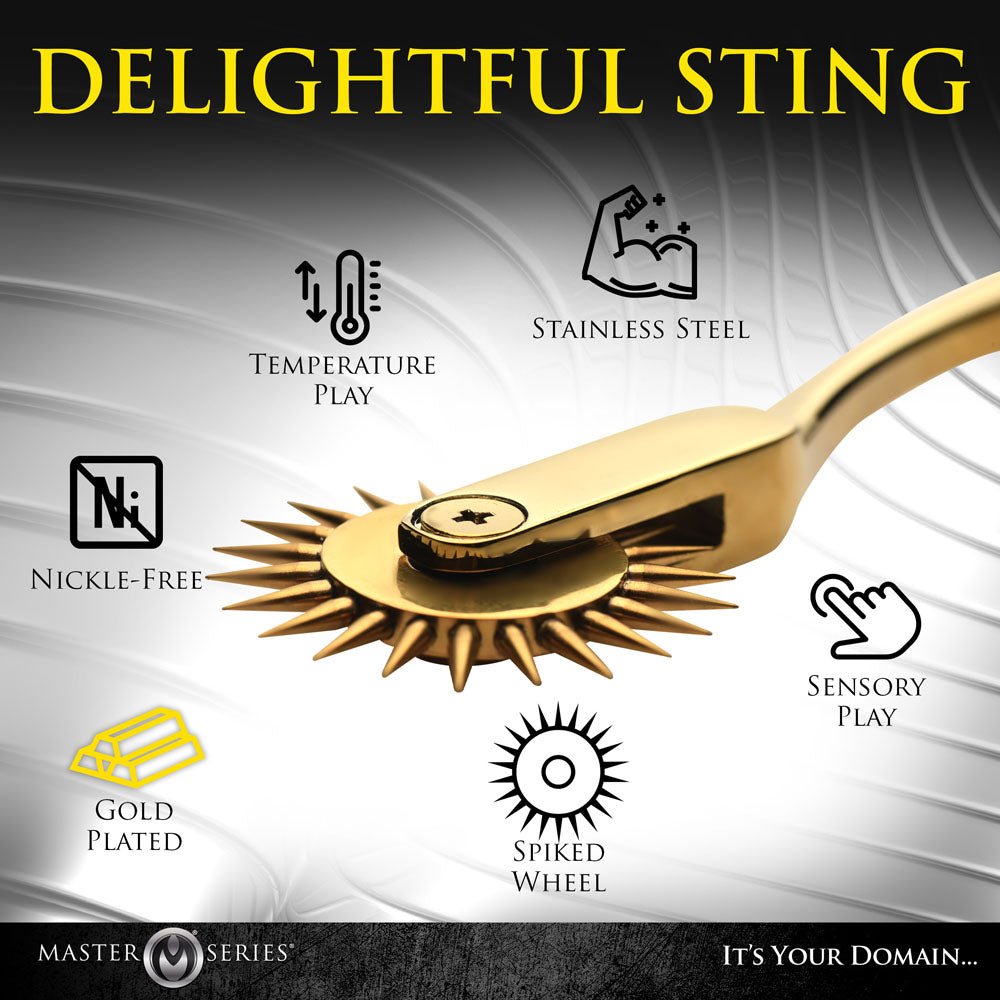 Master Series Gold Sensation Wartenberg Wheel