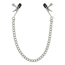 Master Series Ox Bull Nose Nipple Clamps - Metal Nipple Clamps with Chain