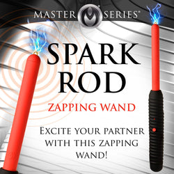 Master Series Spark Rod Black/Red Zapping e-Wand