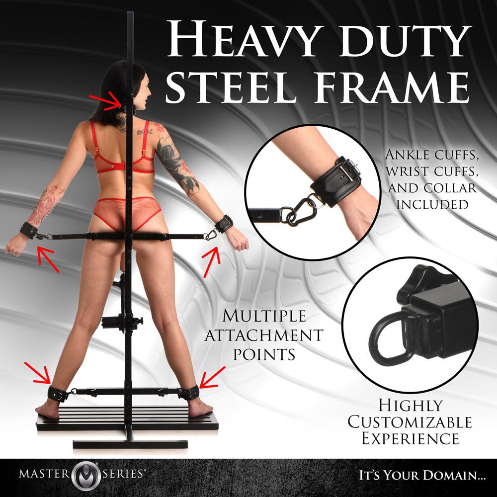 Master Series Ultimate Enforcer Forced Orgasm Tower with Mains Powered Machine