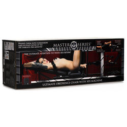 Master Series Ultimate Obedience Chair with Sex Machine