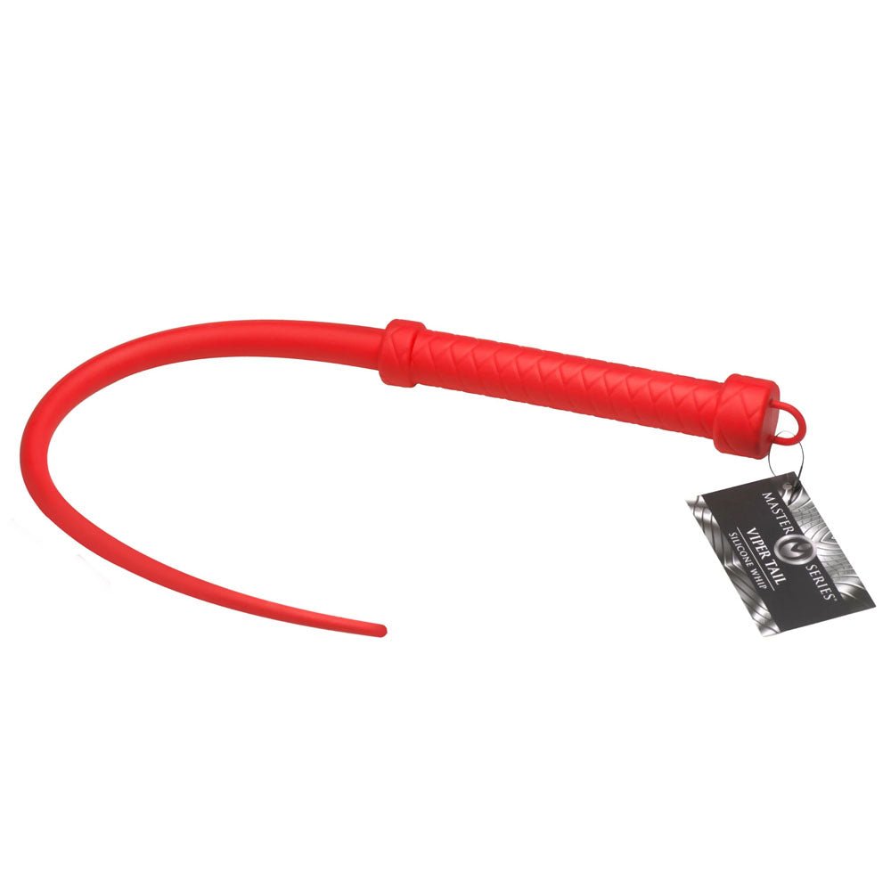 Master Series Viper Tail - Red Silicone Whip