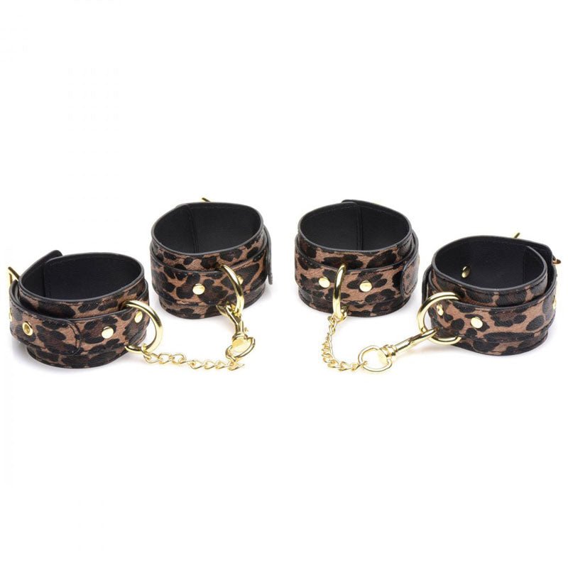 Master Series Wild Sex - Leopard 7 Piece Bondage Set