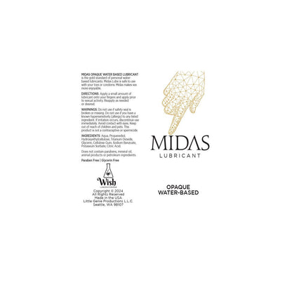 Midas Opaque Water Based Cum Lubricant - 118 ml