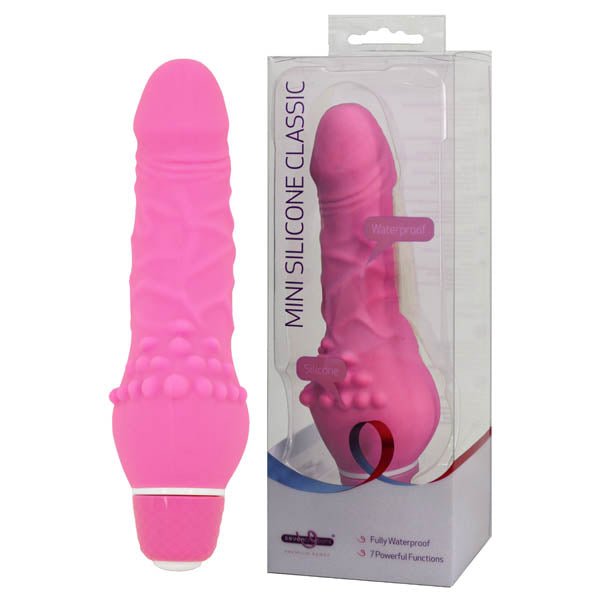 Mini Silicone Classic - Pink 13.5 cm (5.25'') Vibrator