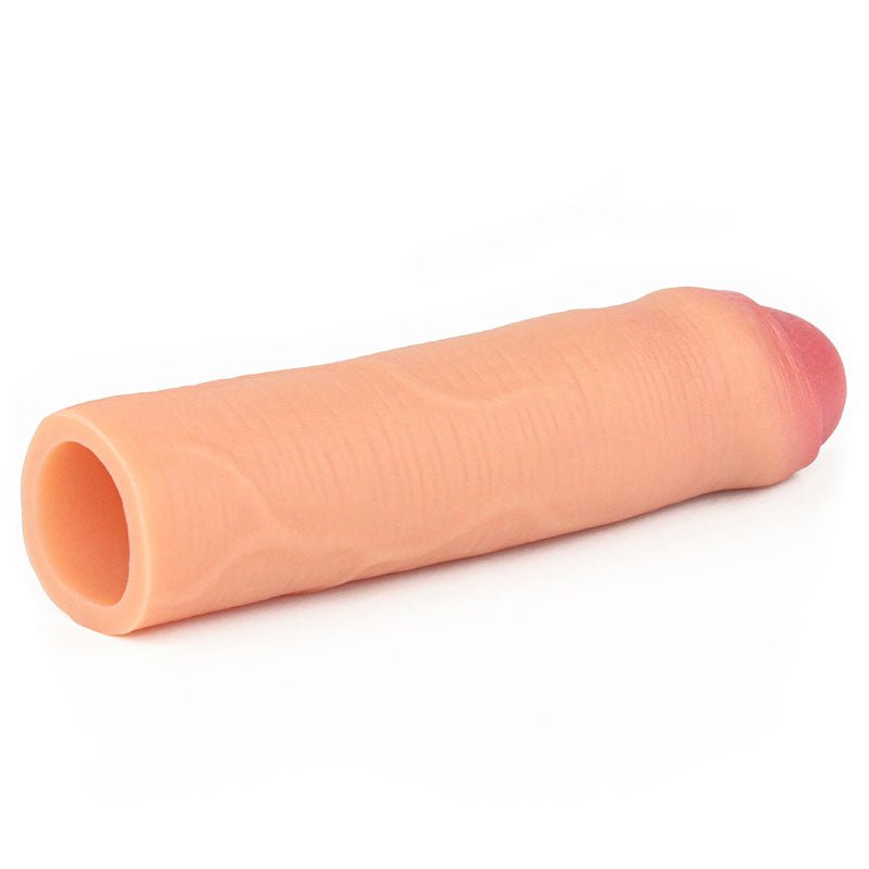 Nature Extender 1'' Silicone Uncut Sleeve - 2.5 cm Penis Extender Sleeve