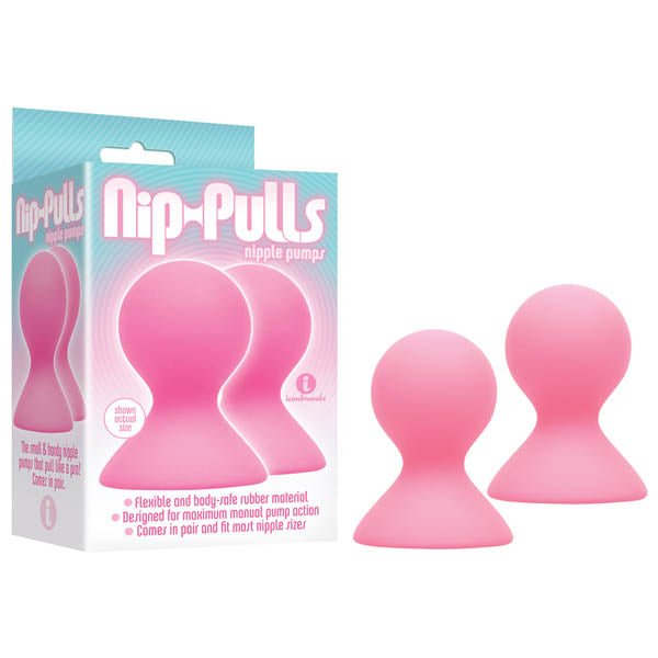 Nip-Pulls Pink Nipple Suckers - Set of 2