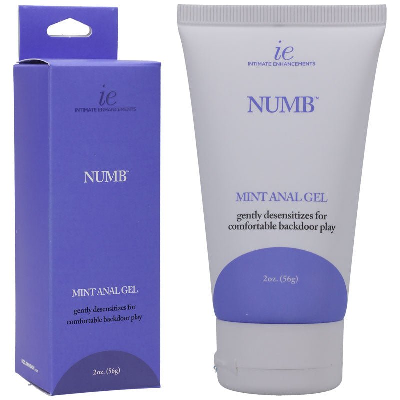 Numb Anal Gel - Mint - Mint Flavoured Numbing Anal Gel - 59 ml Tube