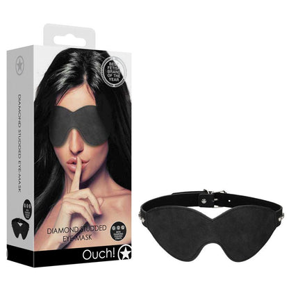 OUCH! Diamond Studded Eye - Mask - Black Eye Mask