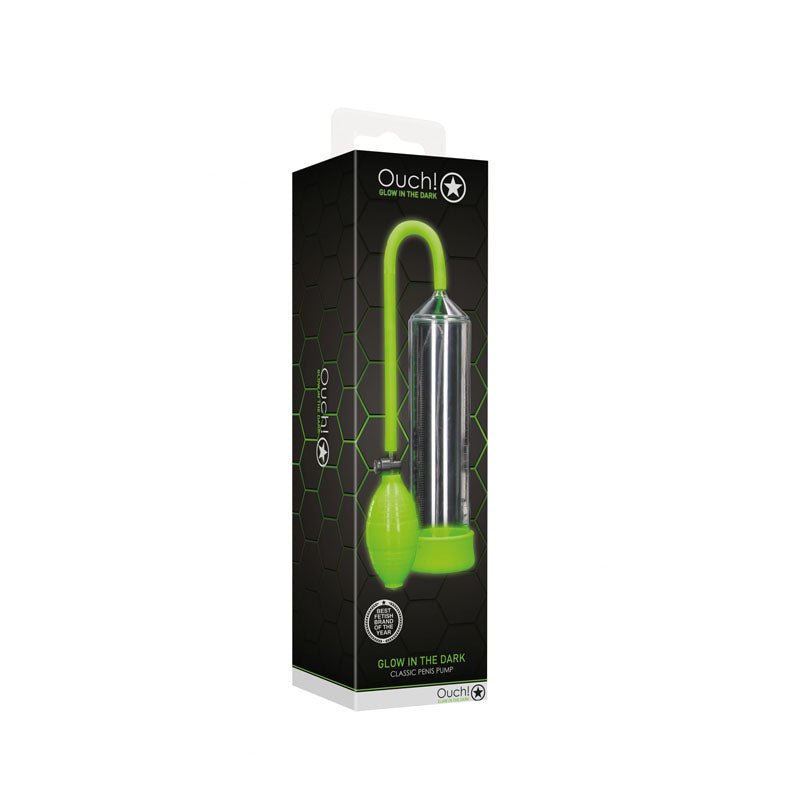 OUCH! Glow In The Dark Classic Penis Pump