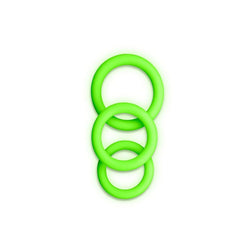 OUCH! Glow In The Dark Cock Ring Set