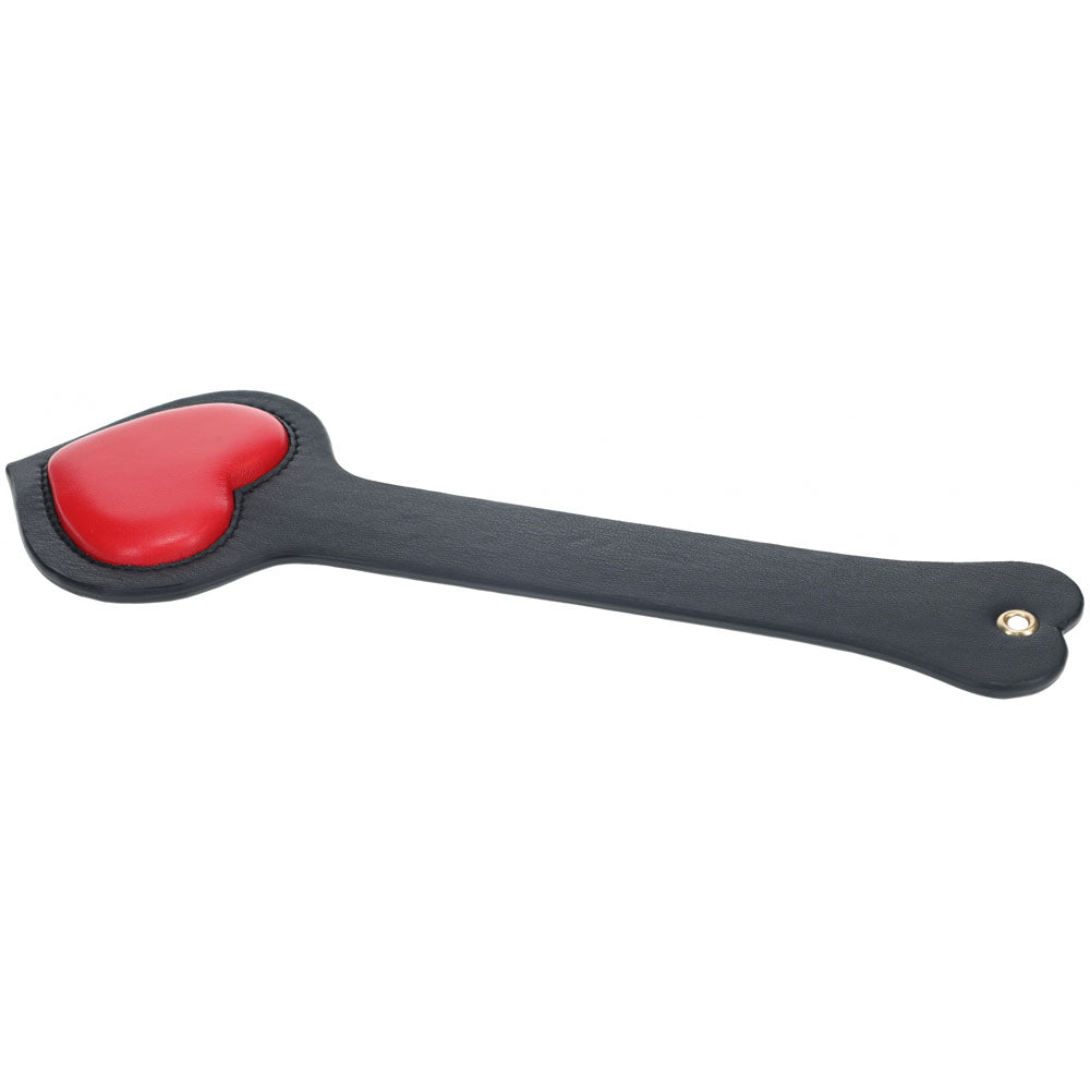 OUCH! Milan Collection - Black/Red Heart Paddle