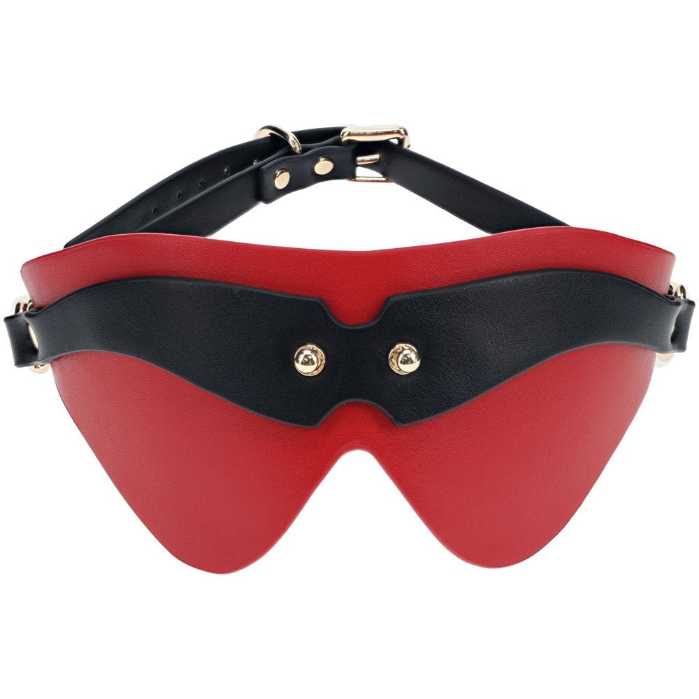 OUCH! Milan Collection - Blindfold Black/Red Eyemask