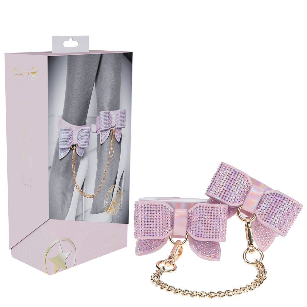 OUCH! Paris Collection - Leg Cuffs Pink Restraints