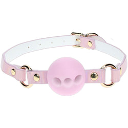 OUCH! Paris Collection - Silicone Ball Gag Pink Breatheable Mouth Restraint