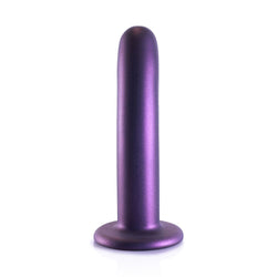 OUCH! Smooth Silicone G-Spot Dildo - Purple 6'' / 14.5 cm