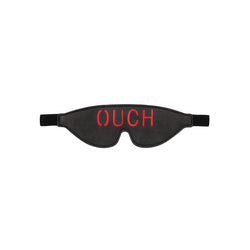 OUCH! & White Bonded Leather Eye-Mask ''Ouch'' - Eye Restraint