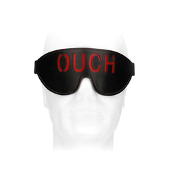 OUCH! & White Bonded Leather Eye-Mask ''Ouch'' - Eye Restraint