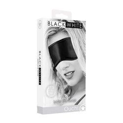 OUCH! & White Satin Eye-Mask - Eye Restraint