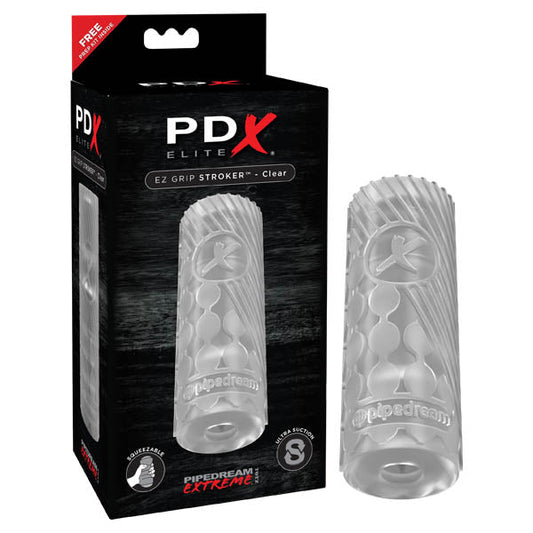 PDX Elite EZ Grip Stroker - Clear Stroker