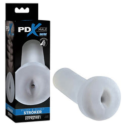 PDX Male Pump & Dump Stroker - Clear Male Ass Stroker