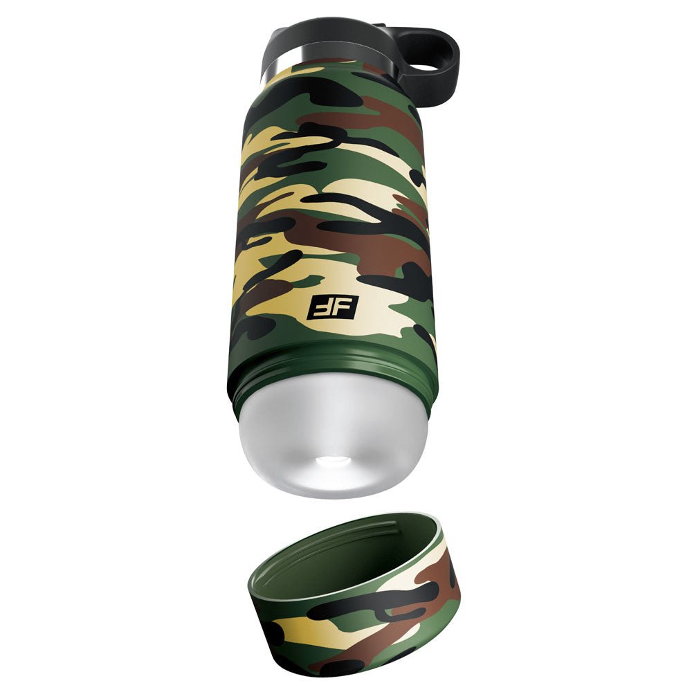 PDX Plus Fap Flask - Happy Camper Frosted Discreet Stroker