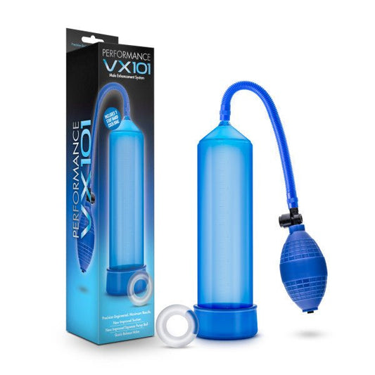 Performance VX101 Male Enhancement Penis Pump Blue