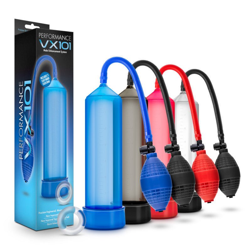 Performance VX101 Male Enhancement Penis Pump Red