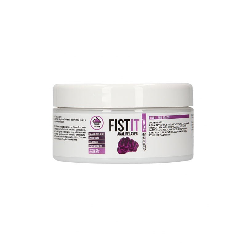 PHARMQUESTS Fist-It Anal Relaxer Water Based Relaxing Lubricant - 300 ml Tub