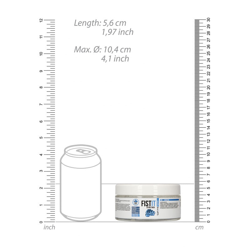 PHARMQUESTS Fist - It Extra Thick - 300ml - Thick Water Based Lubricant - 300 ml Tub